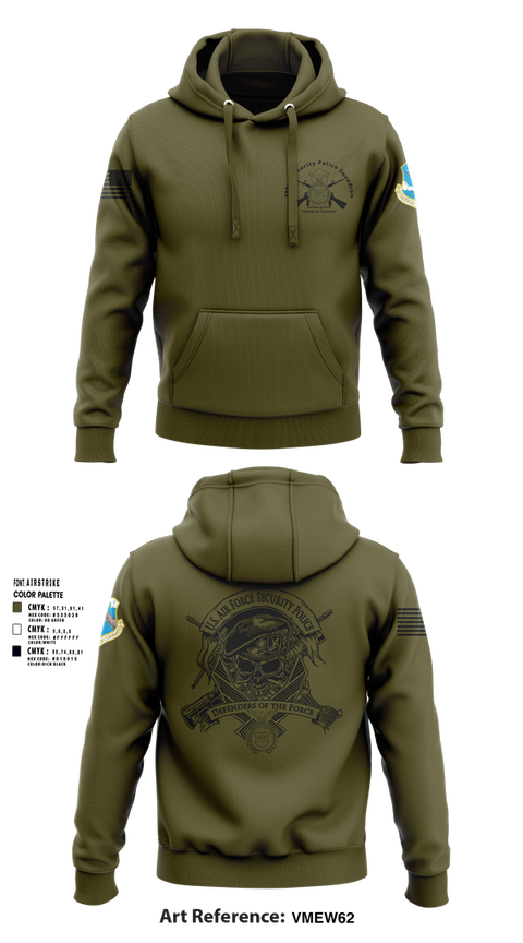Hoodie, 380th Security Police Squadron, , Teamtime, Team time, sublimation, custom sports apparel, team uniforms, spirit wear, spiritwear, sports uniforms, custom shirts, team store, custom team store, fundraiser sports, apparel fundraiser