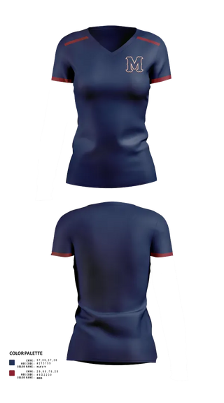 Womens Short Sleeve Vneck Shirt, Madison Academic High School Softball, Softball, Teamtime, Team time, sublimation, custom sports apparel, team uniforms, spirit wear, spiritwear, sports uniforms, custom shirts, team store, custom team store, fundraiser sports, apparel fundraiser