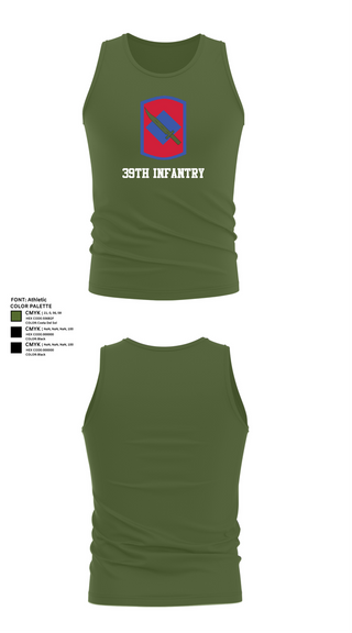 Tank Top, 39th infantry, National Guard, Teamtime, Team time, sublimation, custom sports apparel, team uniforms, spirit wear, spiritwear, sports uniforms, custom shirts, team store, custom team store, fundraiser sports, apparel fundraiser