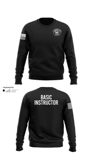 Crew Neck Sweatshirt, Academy-Basic Unit, Police, Teamtime, Team time, sublimation, custom sports apparel, team uniforms, spirit wear, spiritwear, sports uniforms, custom shirts, team store, custom team store, fundraiser sports, apparel fundraiser