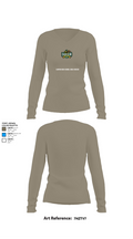Canyon High School Girls Soccer 73964009 Women's Long Sleeve V-neck Shirt - 19