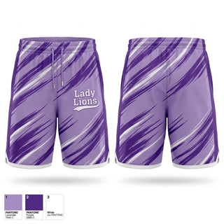 Athletic Shorts With Pockets, Lady Lions, Softball, Teamtime, Team time, sublimation, custom sports apparel, team uniforms, spirit wear, spiritwear, sports uniforms, custom shirts, team store, custom team store, fundraiser sports, apparel fundraiser