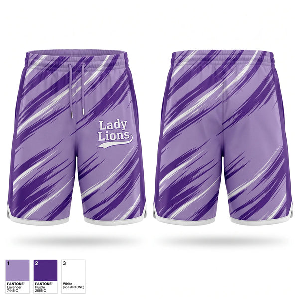 Athletic Shorts With Pockets, Lady Lions, Softball, Teamtime, Team time, sublimation, custom sports apparel, team uniforms, spirit wear, spiritwear, sports uniforms, custom shirts, team store, custom team store, fundraiser sports, apparel fundraiser