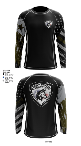 Long Sleeve Rash Guard Shirt, WTXC Fight Club, , Teamtime, Team time, sublimation, custom sports apparel, team uniforms, spirit wear, spiritwear, sports uniforms, custom shirts, team store, custom team store, fundraiser sports, apparel fundraiser