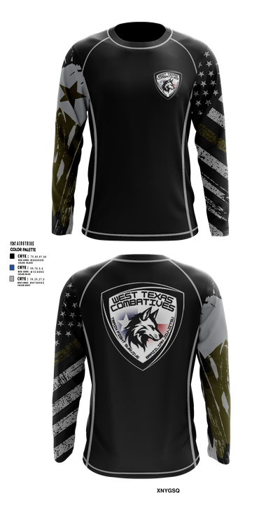 WTXC Fight Club Long Sleeve Rash Guard Shirt - 8