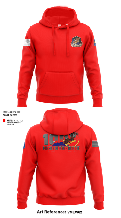 100th Missile Defense Brigade 43971287 Hoodie - 102