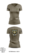 Explorer Post 2247 23554077 Women's Short Sleeve V-neck Shirt - 1