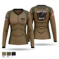 SAC SOUTH 26897599 Women's Long Sleeve V-neck Shirt - 1