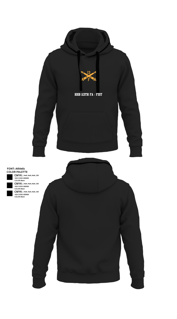 Hoodie, HHB 113th FA / FIST, , Teamtime, Team time, sublimation, custom sports apparel, team uniforms, spirit wear, spiritwear, sports uniforms, custom shirts, team store, custom team store, fundraiser sports, apparel fundraiser