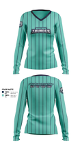 Shore Thunder Women's Long Sleeve V-neck Shirt - 3