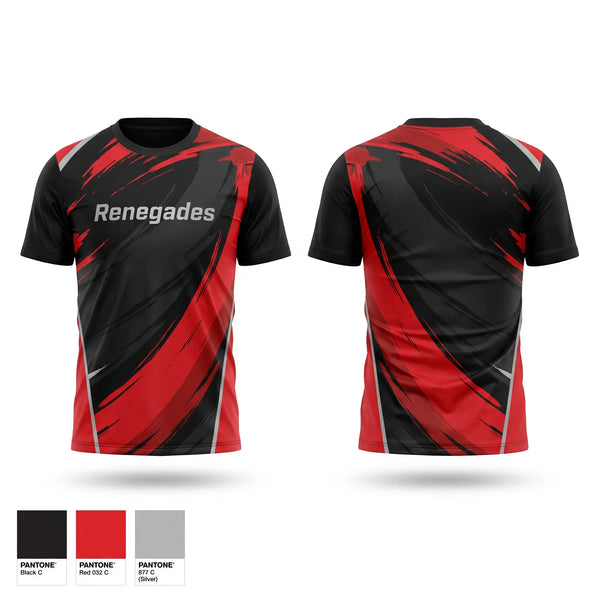 Short Sleeve Performance Shirt, Renegades, Softball, Teamtime, Team time, sublimation, custom sports apparel, team uniforms, spirit wear, spiritwear, sports uniforms, custom shirts, team store, custom team store, fundraiser sports, apparel fundraiser
