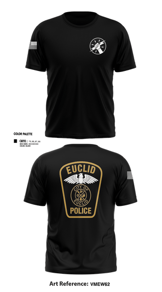 Short Sleeve Performance Shirt, Euclid Police Traffic Unit, Police, Teamtime, Team time, sublimation, custom sports apparel, team uniforms, spirit wear, spiritwear, sports uniforms, custom shirts, team store, custom team store, fundraiser sports, apparel fundraiser