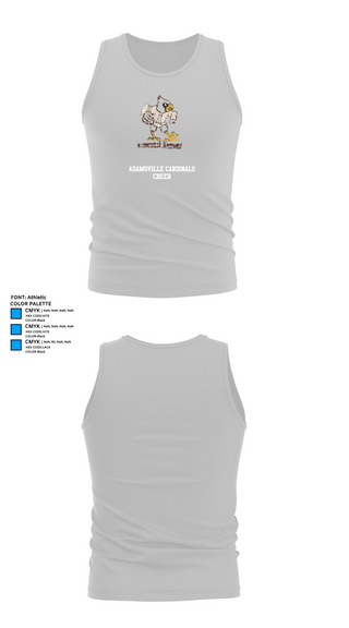 Tank Top, Adamsville Cardinals Cheer, Cheer, Teamtime, Team time, sublimation, custom sports apparel, team uniforms, spirit wear, spiritwear, sports uniforms, custom shirts, team store, custom team store, fundraiser sports, apparel fundraiser