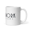 Wetwork Kustoms 4743471 White Glossy Mug - Medium