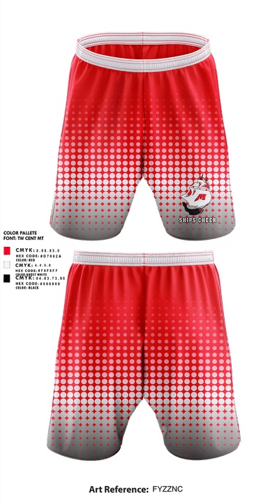 Ships Cheer 87741491 Athletic Shorts With Pockets - 1