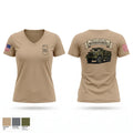 1450th Transportation Company Women's Short Sleeve V-neck Shirt - 1
