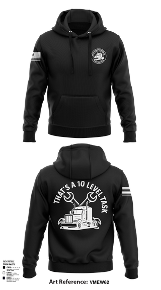 Hoodie, 1487th Transportation Company, Army, Teamtime, Team time, sublimation, custom sports apparel, team uniforms, spirit wear, spiritwear, sports uniforms, custom shirts, team store, custom team store, fundraiser sports, apparel fundraiser