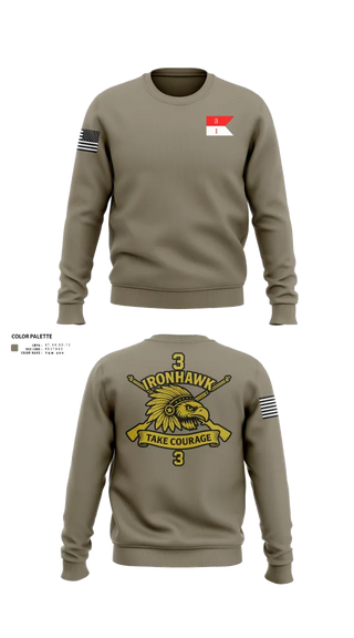 Crew Neck Sweatshirt, Comanche Squad, Army, Teamtime, Team time, sublimation, custom sports apparel, team uniforms, spirit wear, spiritwear, sports uniforms, custom shirts, team store, custom team store, fundraiser sports, apparel fundraiser