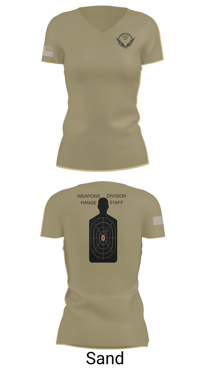 WEAPONS DIVISION 86897128 Women's Short Sleeve V-neck Shirt - 84