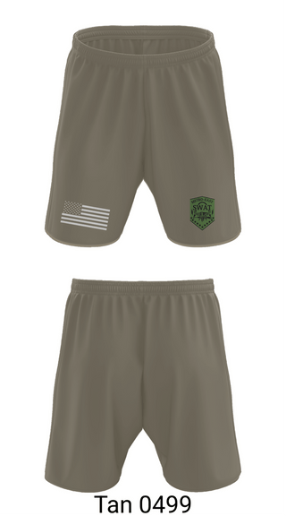 Athletic Shorts With Pockets, Metro East Swat, Police, Teamtime, Team time, sublimation, custom sports apparel, team uniforms, spirit wear, spiritwear, sports uniforms, custom shirts, team store, custom team store, fundraiser sports, apparel fundraiser
