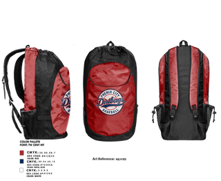 Gear Bag, Dirtbags, Baseball, Teamtime, Team time, sublimation, custom sports apparel, team uniforms, spirit wear, spiritwear, sports uniforms, custom shirts, team store, custom team store, fundraiser sports, apparel fundraiser