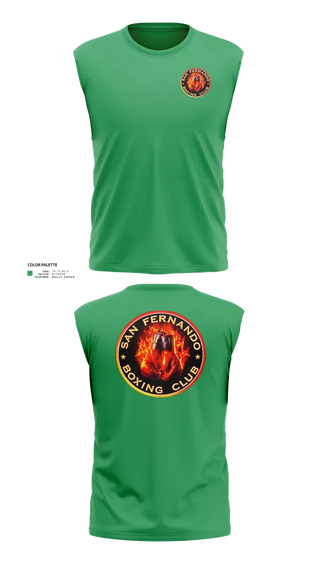 Sleeveless Performance Shirt, San Fernando Boxing Club, Spirit Store, Teamtime, Team time, sublimation, custom sports apparel, team uniforms, spirit wear, spiritwear, sports uniforms, custom shirts, team store, custom team store, fundraiser sports, apparel fundraiser