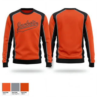 Crew Neck Sweatshirt, Yellow Jackets, Men's Basketball, Teamtime, Team time, sublimation, custom sports apparel, team uniforms, spirit wear, spiritwear, sports uniforms, custom shirts, team store, custom team store, fundraiser sports, apparel fundraiser