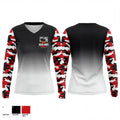 Badlands Bandits 67765275 Women's Long Sleeve V-neck Shirt - 1