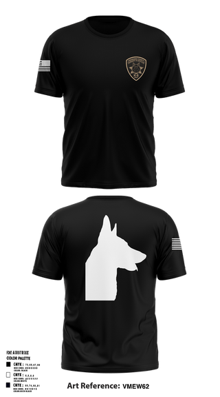 Short Sleeve Performance Shirt, Onondaga County Sheriff's Office K9, Police, Teamtime, Team time, sublimation, custom sports apparel, team uniforms, spirit wear, spiritwear, sports uniforms, custom shirts, team store, custom team store, fundraiser sports, apparel fundraiser