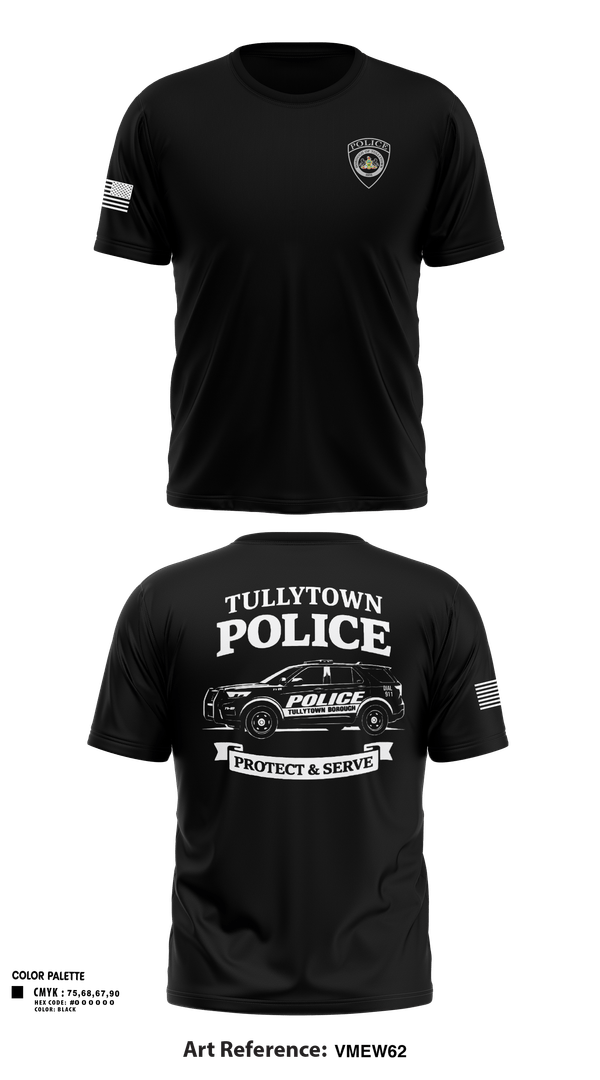 Old School Cotton Feel Shirt, Tullytown Police, Police, Teamtime, Team time, sublimation, custom sports apparel, team uniforms, spirit wear, spiritwear, sports uniforms, custom shirts, team store, custom team store, fundraiser sports, apparel fundraiser