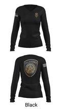 Grand River Dam Authority 51972982 Women's Long Sleeve V-neck Shirt - 23