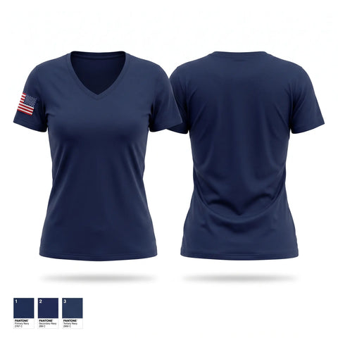 Womens Short Sleeve Vneck Shirt, Fire district13, Fire Department, Teamtime, Team time, sublimation, custom sports apparel, team uniforms, spirit wear, spiritwear, sports uniforms, custom shirts, team store, custom team store, fundraiser sports, apparel fundraiser