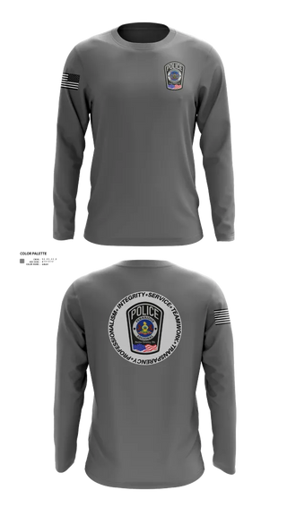 Long Sleeve Performance Shirt, Pennridge Regional Police, Police, Teamtime, Team time, sublimation, custom sports apparel, team uniforms, spirit wear, spiritwear, sports uniforms, custom shirts, team store, custom team store, fundraiser sports, apparel fundraiser