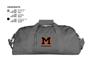 Duffle Bag, Mcdonogh Girls Tennis, Tennis, Teamtime, Team time, sublimation, custom sports apparel, team uniforms, spirit wear, spiritwear, sports uniforms, custom shirts, team store, custom team store, fundraiser sports, apparel fundraiser