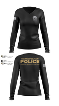 Domestic Security Operations 73784753 Women's Long Sleeve V-neck Shirt - 109