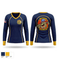 Marion Fire Rescue Women's Long Sleeve V-neck Shirt - 1