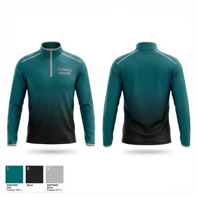 Hickory Hawks 2026307 Quarter Zip Jacket - 1