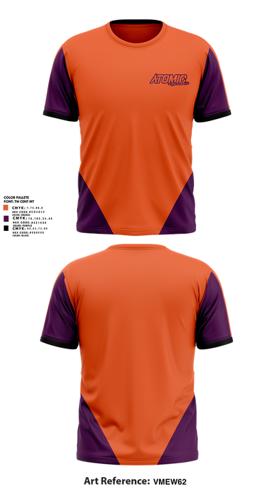 Atomic Baseball 52333641 Short Sleeve Performance Shirt - 1