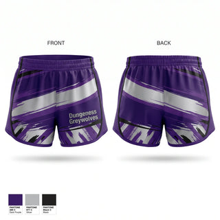 Womens Shorts, Dungeness Greywolves, Baseball, Teamtime, Team time, sublimation, custom sports apparel, team uniforms, spirit wear, spiritwear, sports uniforms, custom shirts, team store, custom team store, fundraiser sports, apparel fundraiser