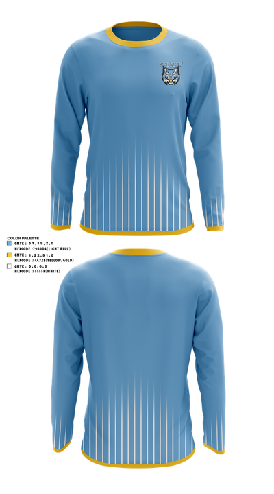Sky View Boys Golf 92199227 Long Sleeve Performance Shirt 2