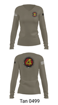9th Engineer Support Battalion 95542880 Women's Long Sleeve V-neck Shirt - 77