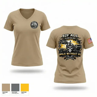 Womens Short Sleeve Vneck Shirt, 92F ALC, National Guard, Teamtime, Team time, sublimation, custom sports apparel, team uniforms, spirit wear, spiritwear, sports uniforms, custom shirts, team store, custom team store, fundraiser sports, apparel fundraiser