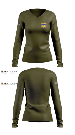 Womens Long Sleeve Vneck Shirt, 3-116 CAV, , Teamtime, Team time, sublimation, custom sports apparel, team uniforms, spirit wear, spiritwear, sports uniforms, custom shirts, team store, custom team store, fundraiser sports, apparel fundraiser
