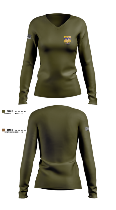 3-116 CAV 96985867 Women's Long Sleeve V-neck Shirt - 5
