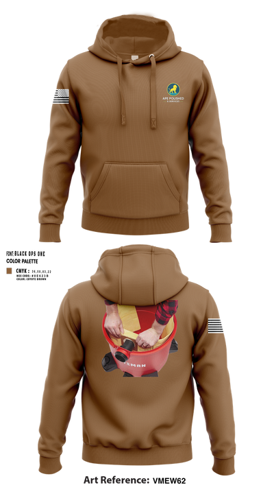 Ape Polish Service 62295685 Hoodie - 24