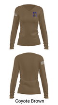 76th IBCT 84718012 Women's Long Sleeve V-neck Shirt - 16