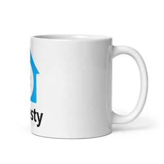 Investy 11461378 White Glossy Mug - Large