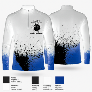 Quarter Zip Jacket, Hall’s Basketball Evolution, Men's Basketball, Teamtime, Team time, sublimation, custom sports apparel, team uniforms, spirit wear, spiritwear, sports uniforms, custom shirts, team store, custom team store, fundraiser sports, apparel fundraiser