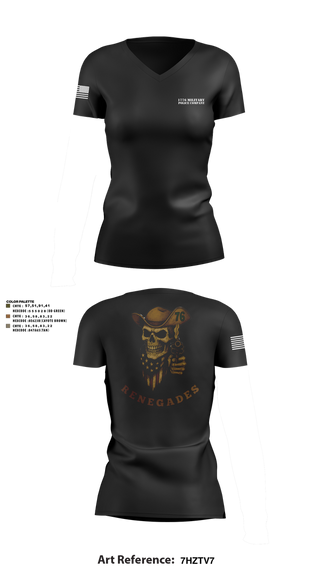 Womens Short Sleeve Vneck Shirt, 1776 Military Police Company, , Teamtime, Team time, sublimation, custom sports apparel, team uniforms, spirit wear, spiritwear, sports uniforms, custom shirts, team store, custom team store, fundraiser sports, apparel fundraiser
