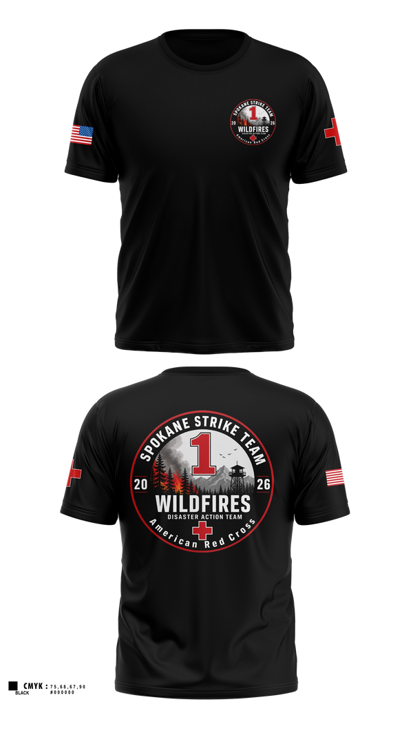 Short Sleeve Performance Shirt, American Red Cross, , Teamtime, Team time, sublimation, custom sports apparel, team uniforms, spirit wear, spiritwear, sports uniforms, custom shirts, team store, custom team store, fundraiser sports, apparel fundraiser